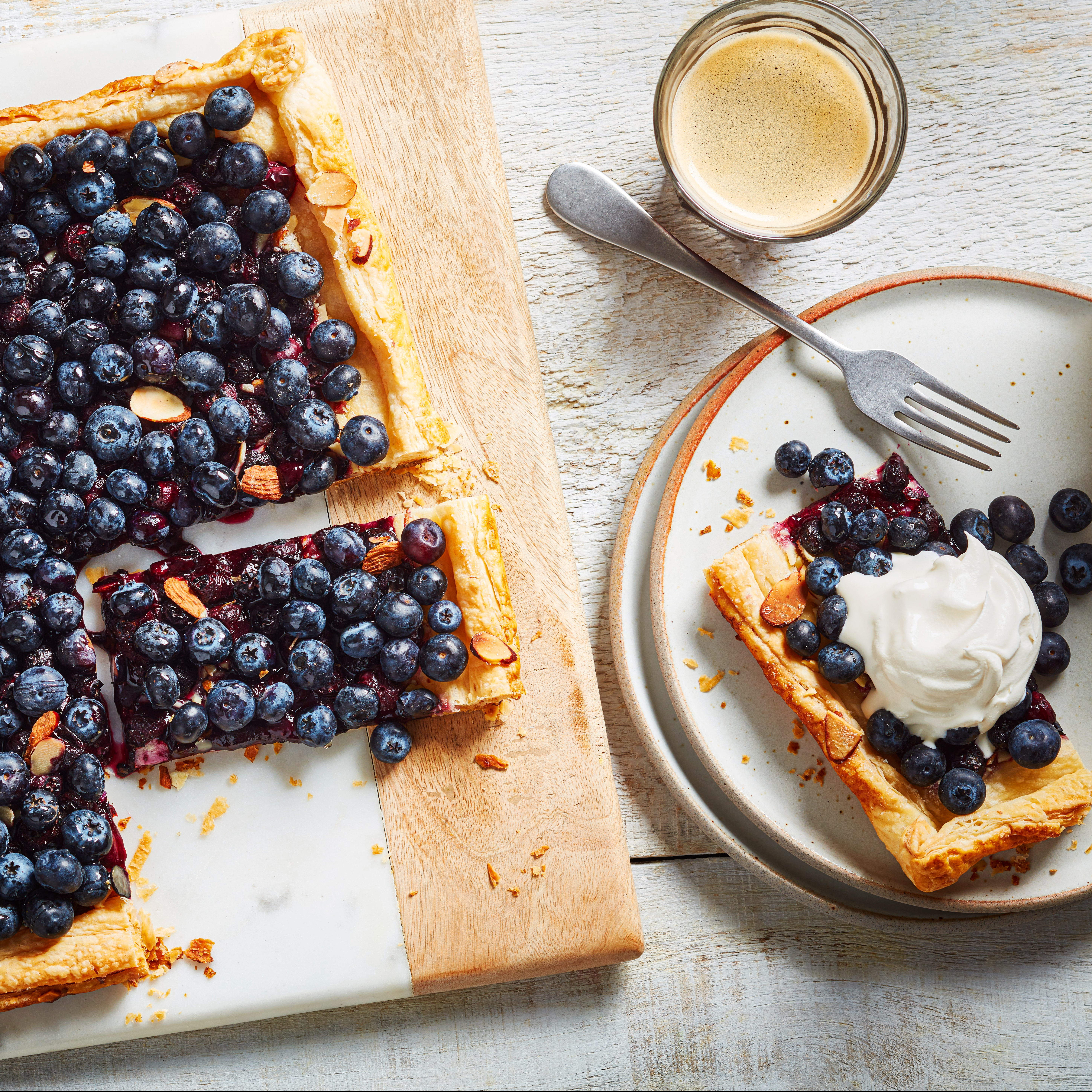 blueberry tart - food styling by toronto recipe developer and food stylist, Annabelle Waugh